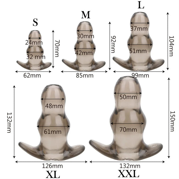 Hollow Anal Plug Speculum Dilator