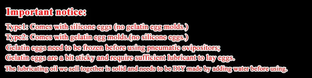 Alien Silicone Pneumatic Ovipositor Dildo with eggs