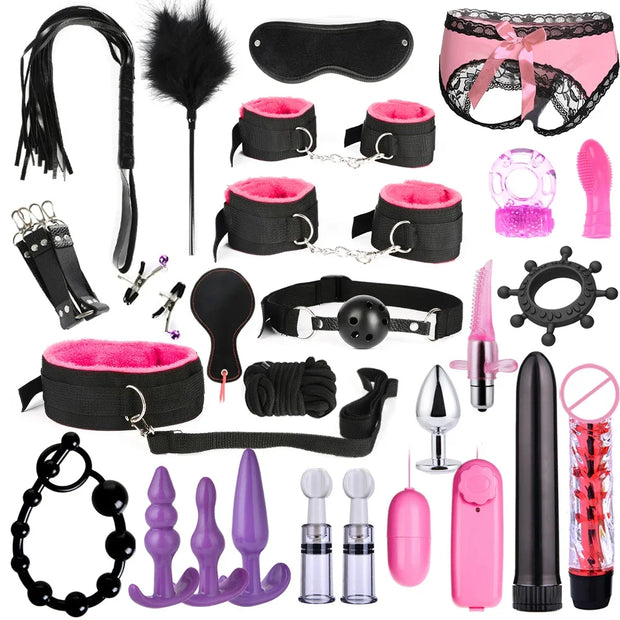 Sex Bondage BDSM Restraints Kits for Adults