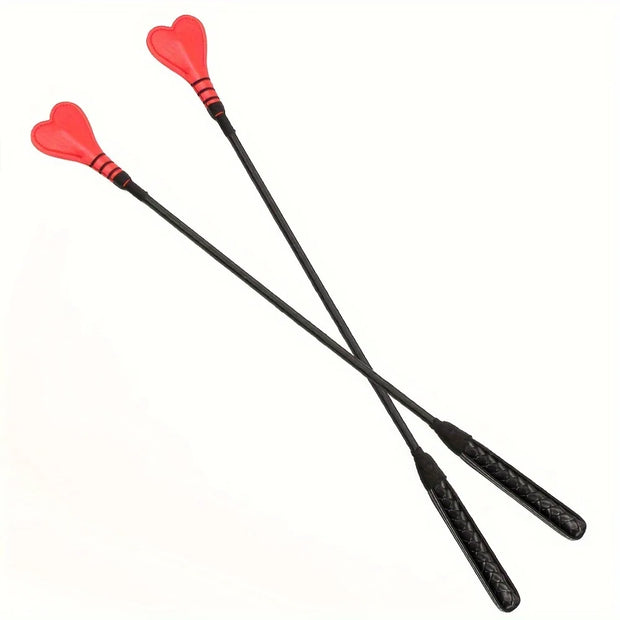 Flirting Love Shaped leather spanking Paddle