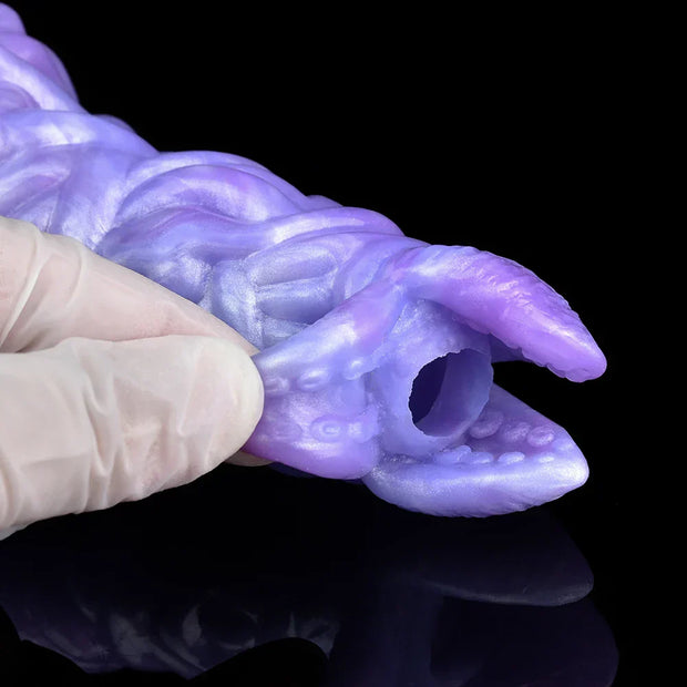 Alien Silicone Pneumatic Ovipositor Dildo with eggs