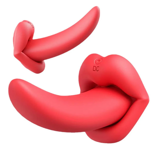 Remote Control Clitoral Mouth-Shaped Tongue Vibrator Adult Sex Toys