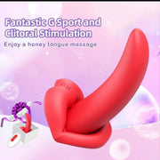 Remote Control Clitoral Mouth-Shaped Tongue Vibrator Adult Sex Toys