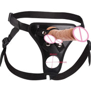 Adjustable Harness Belt Men Strapon Dildos For Lesbian